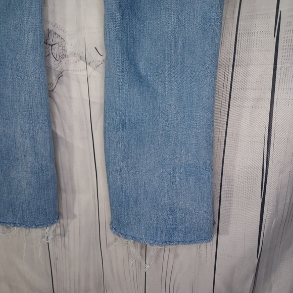 Paige Collette crop flare raw hem jeans - Picture 10 of 14